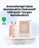Beyaz Renk Ultrasonik Hava Nemlendirici ve Aromaterapi Difüzörü - 1