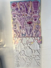 Sticker Prenses Elbise Giydirme Etkinlik Oyunu 2 Kartela Birden Model14 thumbnail 2