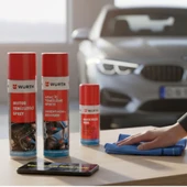 Würth Yeni Araç (Motor Temizleme,Araç İçi,Quick Fresh,Bez) Bakım Paketi 4'lü thumbnail 1