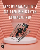 12V LED Işık Seti – Kumandalı ve Renk Ayarlı - 1
