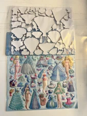 Sticker Prenses Elbise Giydirme Etkinlik Oyunu 2 Kartela Birden Model7 thumbnail 2