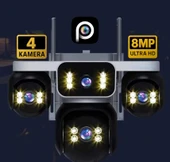 HiEasy 32 Kameralı 8MP NVR Güvenlik Seti (8TB HDD Dahil) – 4K AOV PTZ Kontrol H.265+ 7/24 Kayıt thumbnail 6