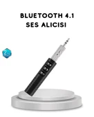 Mini Bluetooth Ses Alıcısı 3.5mm Girişli Kablosuz Müzik Adaptörü - 1