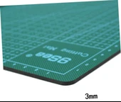 Acuto Çift Taraflı Kesim Altlığı A3 Kesim Matı Kretuar Bıçağı 5 Yedek Çelik Cetvel 30cm A3 Kesim Set thumbnail 3