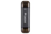 Transcend ESD310 Portable 256GB Siyah SSD USB Type-A, Type-C (TS256GESD310C) thumbnail 1