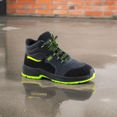 İş Ayakkabısı Süet Delikli Nefes Alan Çelik Burunlu İnşaatçı Tekstil Güvenlik Ayakkabı Bot 45 Numara thumbnail 4