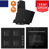 Ferre Silenart Yeni Seri Ultra Sessiz Siyah  Ankastre Set (QBL62CS  +  SS205 +  D063 -Sa) thumbnail 1