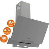 Ferre Flowart Via Vitroseramik Elektrikli Gri  Ankastre Set ( D065-SA Sessiz + MS261 + QBL62CPR) thumbnail 1