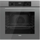 Ferre Flowart Serisi Gri Set (SC408-WFA + QBL63CPR +D079) - Döküm Izgara / 65 cm Ocak thumbnail 4