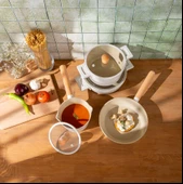 Emsan Crystal Elegant Tencere Seti Bej - 1