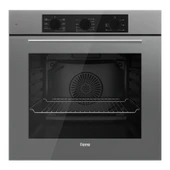 Ferre Gri Set (D088 Gri Davlumbaz -SS208 Gri Ocak- QBL62CPR Gri Fırın) thumbnail 4