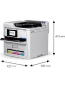 Epson WorkForce Pro WF-EM-C800RDWTF (C11CK19402) Wi-Fi Tarama + Fotokopi + Faks Renkli Çok Fonksiyonlu Inkjet Yazıcı thumbnail 3