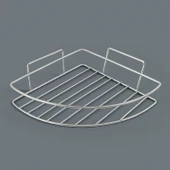 Krom Tek Katlı Duş Şampuanlığı Paslanmaz Çelik Banyo Köşe Rafı Vidalı Sağlam ve Şık Tasarım thumbnail 6