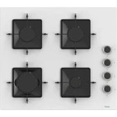 Ferre Flowart QBL63CB-SS206-D078 7 Prog. Dijital Turbo Ankastre Set - Beyaz thumbnail 3