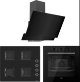 Ferre Elegant Line Siyah Ankastre Set ( QBL62CS-SS205-D063 ) thumbnail 1