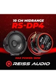 Reiss Rs-dp4 10 Cm Profesyonel Oto Midrange Hoparlör Takımı Çifti 300wat 150rms thumbnail 1