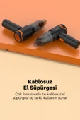 Whirtz Şarjlı Araç Içi Süpürge - Kablosuz Kullanım, Güçlü Emiş Gücü thumbnail 1