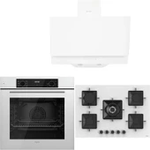 Ferre Icon Plus 75 Serisi 3lü Cam Ankastre Set (QBL63CB-SS036-D017) thumbnail 1