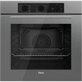 Ferre Flowart Via Vitroseramik Elektrikli Gri  Ankastre Set ( D065-SA Sessiz + MS261 + QBL62CPR) thumbnail 2