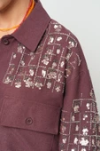 Kadın Robası Ve Kolları Nakış - Boncuk İşlemeli Ceket - 3