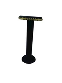 Süet Kumaş Siyah Renk 35 cm Yuvarlak Model Kolye-tesbih-bileklik Standı thumbnail 2