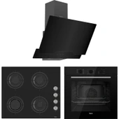 Ferre Soft Line Siyah Ankastre set   ( QBL62CS-CS205-D063 ) thumbnail 1