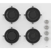 Ferre Flowart Lumora Pro Beyaz 3'lü Ankastre Set ( QBL63CB-CS206-D064 ) thumbnail 3