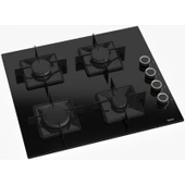 Ferre Flowart  Serisi Siyah Set (SS205 + QBL63CS +D063) - Emaye Izgara thumbnail 3