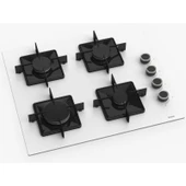 Ferre Flowart Serisi Beyaz Set (SS206 + QBL63CB +D078) - Emaye Izgara thumbnail 3