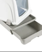 Orta Boy Çekmeceli Kapalı Kedi Tuvaleti Paspas ve Kürek Hediyeli thumbnail 3