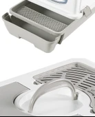 Orta Boy Çekmeceli Kapalı Kedi Tuvaleti Paspas ve Kürek Hediyeli thumbnail 5