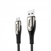 Joyroom S-M411 Sharp Serisi Mikro Şarj ve Data Kablosu 3M Siyah - 1