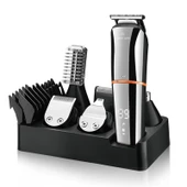 Profosyonel Şarjlı Saç Sakal Tıraş Makinesi Lı-1386-6 In 1 Erkek Bakım Seti thumbnail 1