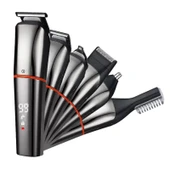 Profosyonel Şarjlı Saç Sakal Tıraş Makinesi Lı-1386-6 In 1 Erkek Bakım Seti thumbnail 2