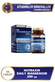 Nutraxin Magnezyum Daily 250 Mg 60 Tablet - Magnesium, D3, K2, B6 thumbnail 1