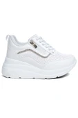 Celira Flt Beyaz Fermuarlı Bağcıklı Kadın Spor Ayakkabı thumbnail 4
