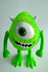 Çocuklar İçin Renk Değiştiren Işıklı Yeşil Canavar Gece Lambası - 1