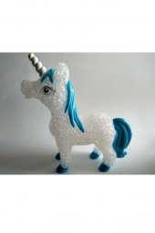 Çocuklar İçin Renk Değiştiren Pilli Işıklı Unicorn Gece Lambası - 3