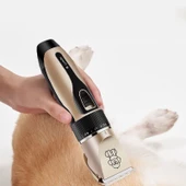 C5 Kırpık 10 In 1 Ayarlanabilir Şarjlı Kedi Köpek Tıraş Makinesi Pet Evcil Hayvan Tüy Kesme Aparatlı thumbnail 4