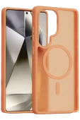 Samsung Galaxy S25 Ultra Jota Magsafe Kapak - Turuncu thumbnail 1