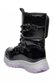 Celira Snw Siyah Lila Suya Dayanıklı Kaymaz Kız Çocuk Kar Botu thumbnail 2