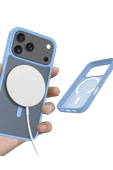 Apple iPhone 17 Pro Jota Magsafe Kapak - Açık Mavi thumbnail 4
