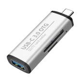 USB 3.0 TF SD Kart Okuyucu USB Type-C OTG Adaptör ADS-103 thumbnail 9