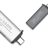 USB 3.0 TF SD Kart Okuyucu USB Type-C OTG Adaptör ADS-103 thumbnail 1