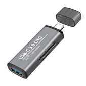 USB 3.0 TF SD Kart Okuyucu USB Type-C OTG Adaptör ADS-103 thumbnail 6