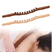 MDB 60 cm Doğal Ahşap Masaj Sopası thumbnail 1