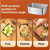 Paslanmaz Çelik Saklama Kabı (1 Adet) thumbnail 4