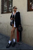 Agnes Blazer Keten Ceket6105 thumbnail 5