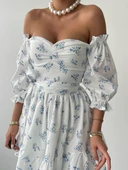 Rucka Belden Bağlamalı Mini Elbise thumbnail 4