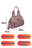 Bolsas Kadın Omuz Çanta Pudra 1036 thumbnail 4